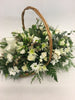 The classic cream and green basket
