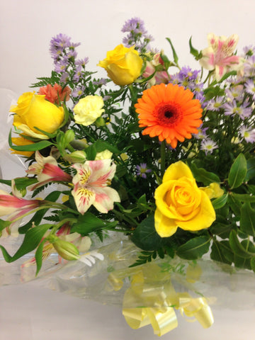 Bunches of oranges & yellows