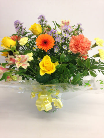 Bunches of oranges & yellows