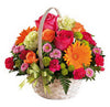 The orange organza basket