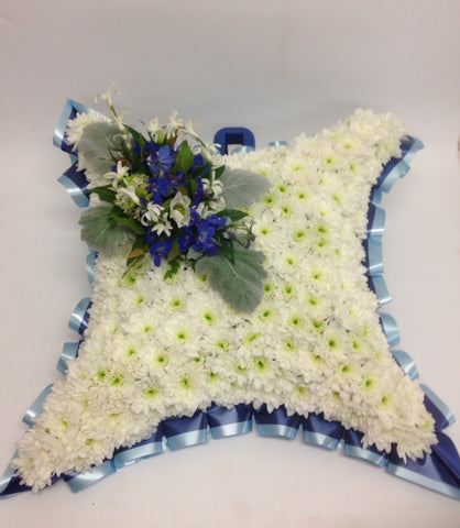 The cool blue Cushion