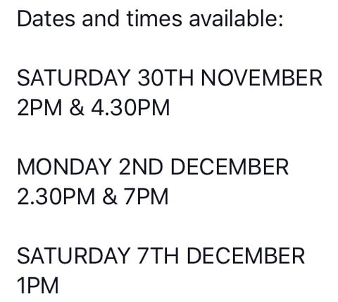 Book a workshop this Christmas  call us