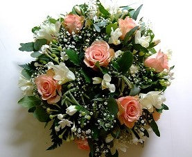 Posy pad in peach