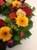 The rainbow wreath